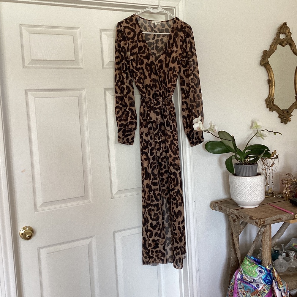 Leopard Maxi dress